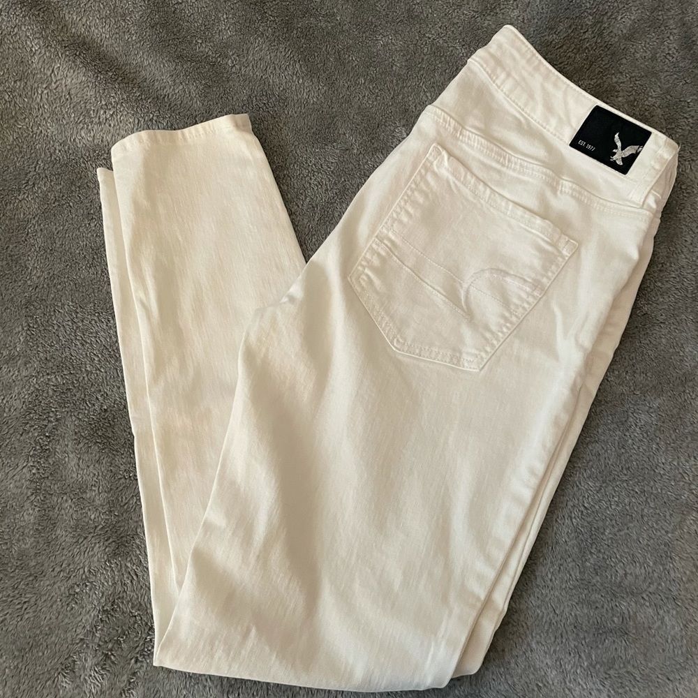 White American Eagle Jegging